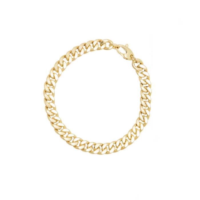 14K Gold Curb Link Bracelet