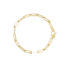 14K Gold Paperclip Chain Bracelet