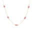 18K Gold and Cabochon Ruby Necklace