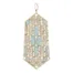 14K Diamond Opal Geometric Charm