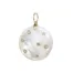 14K Mother of Pearl or Diamond Round Charm