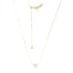 18K YG Diamond Trio Necklace