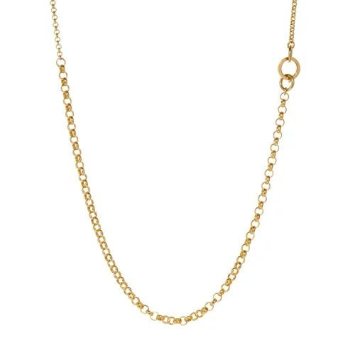 14K YG Mixed Link Necklace