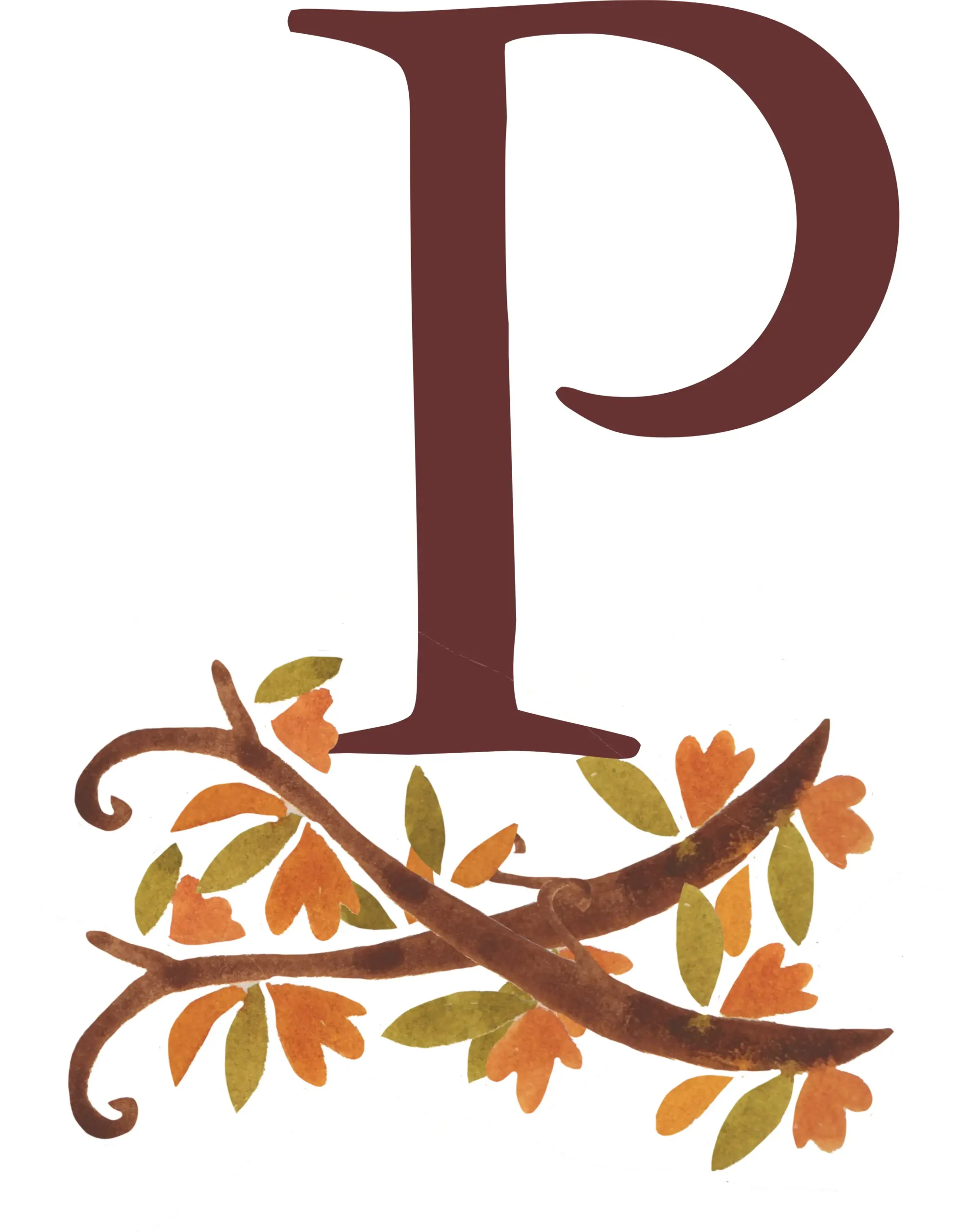 Petra Jewelry Fall Theme Logo